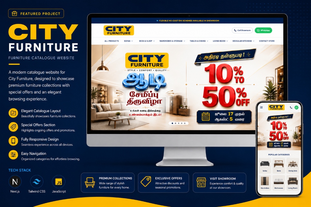 City Furniture Catalogue Website